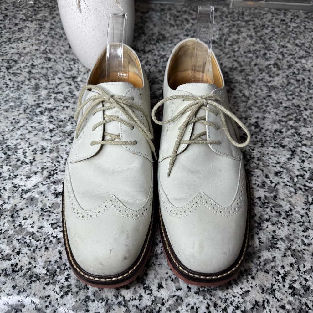 Johnston & Murphy Men’s Oxford Wing Tip Dress Shoes Size 9.5 - Picture 3 of 9